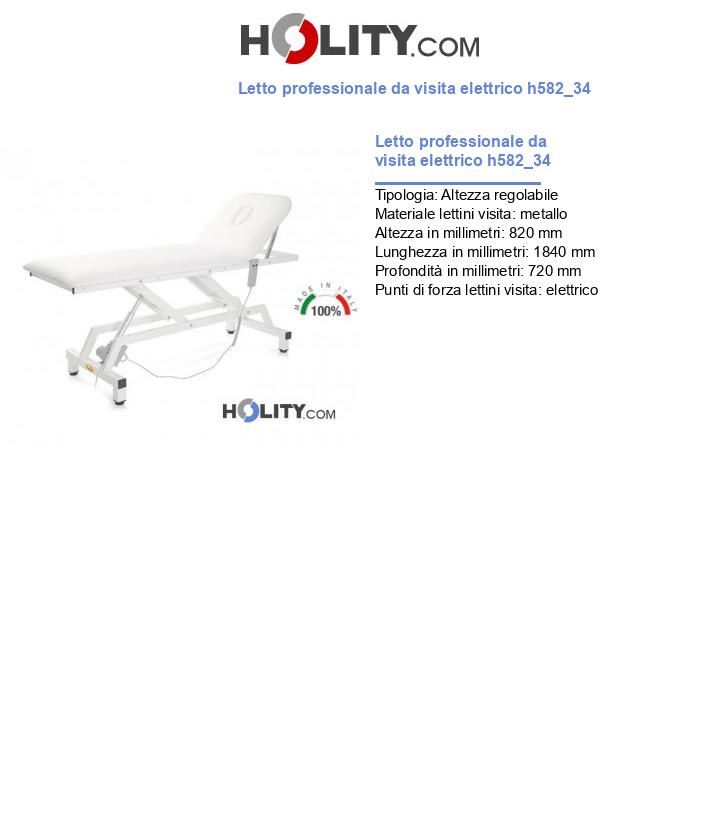 Letto professionale da visita elettrico h582_34