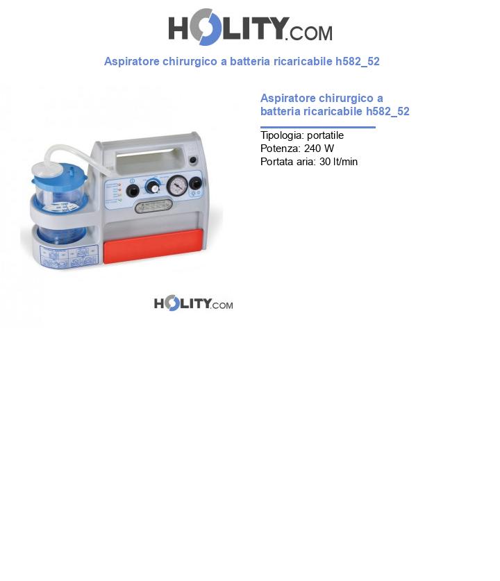Aspiratore chirurgico a batteria ricaricabile h582_52