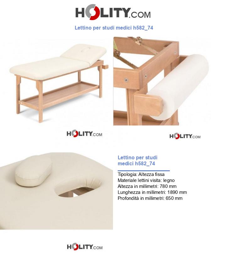 Lettino per studi medici h582_74