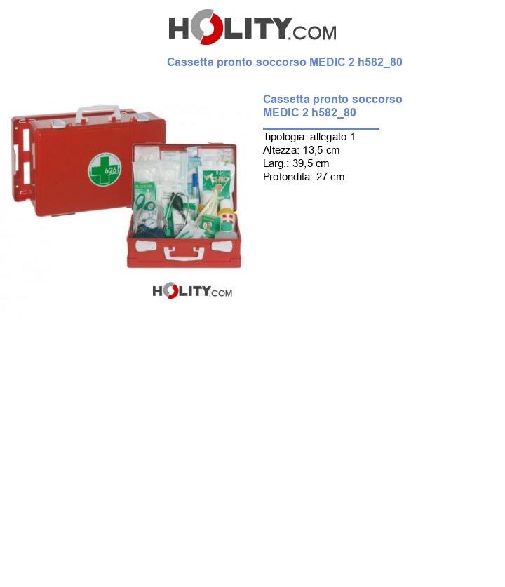 Cassetta pronto soccorso MEDIC 2 h582_80