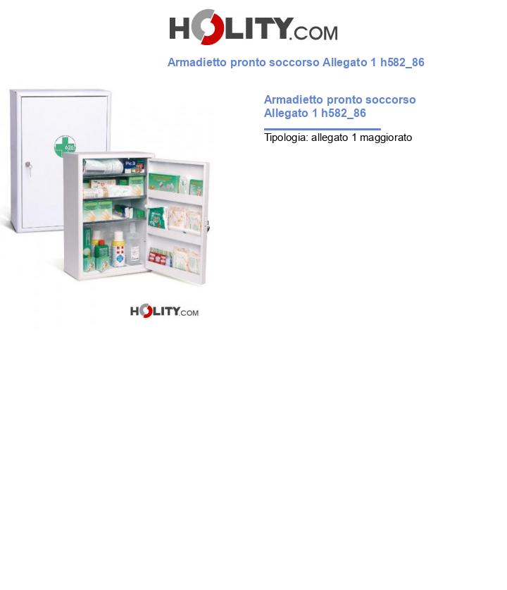 Armadietto pronto soccorso Allegato 1 h582_86