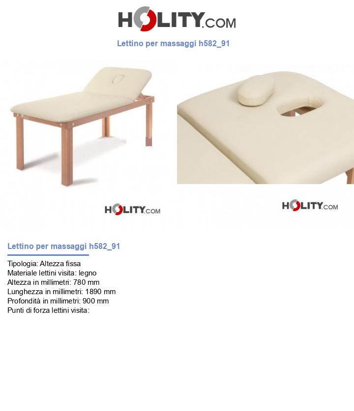 Lettino per massaggi h582_91