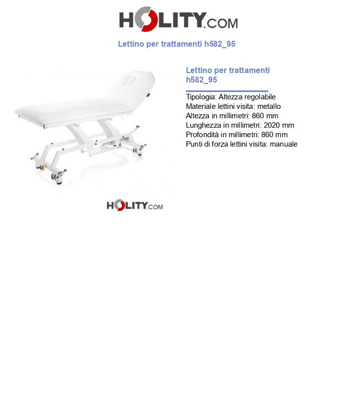 Lettino per trattamenti h582_95