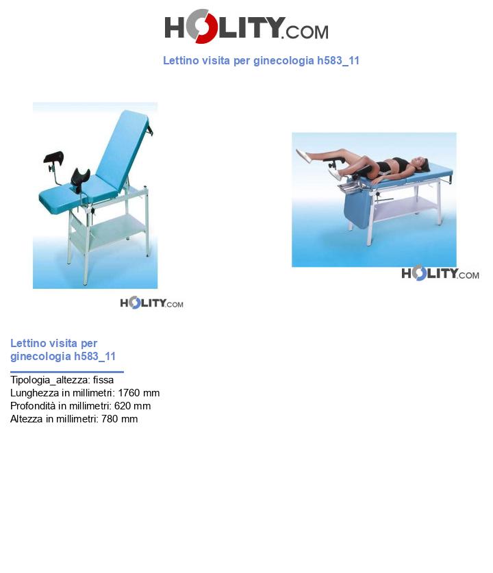 Lettino visita per ginecologia h583_11