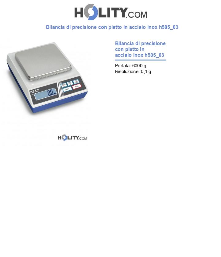Bilancia di precisione con piatto in acciaio inox h585_03