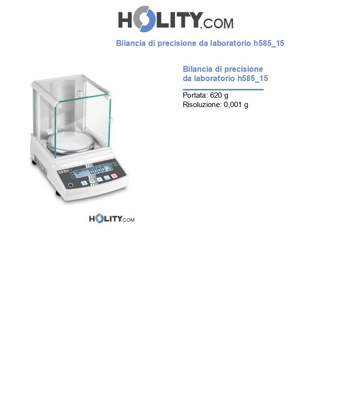 Bilancia di precisione da laboratorio h585_15