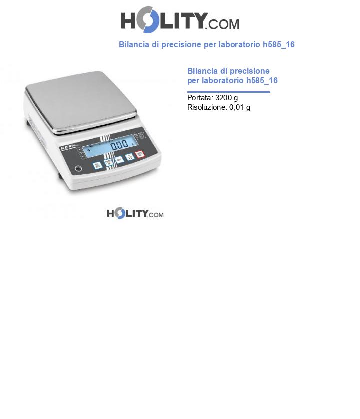 Bilancia di precisione per laboratorio h585_16