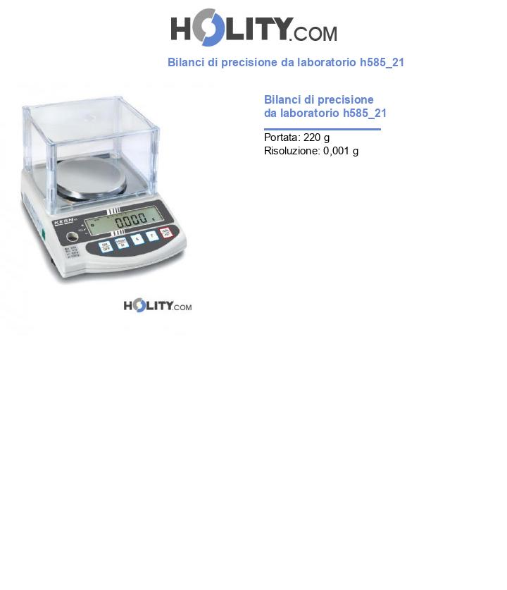 Bilanci di precisione da laboratorio h585_21