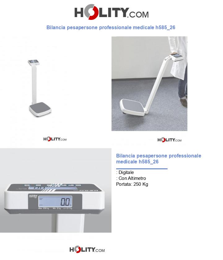 Bilancia pesapersone professionale medicale h585_26