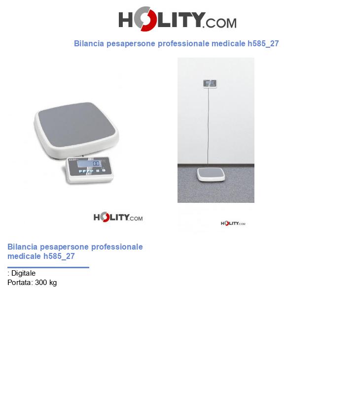 Bilancia pesapersone professionale medicale h585_27