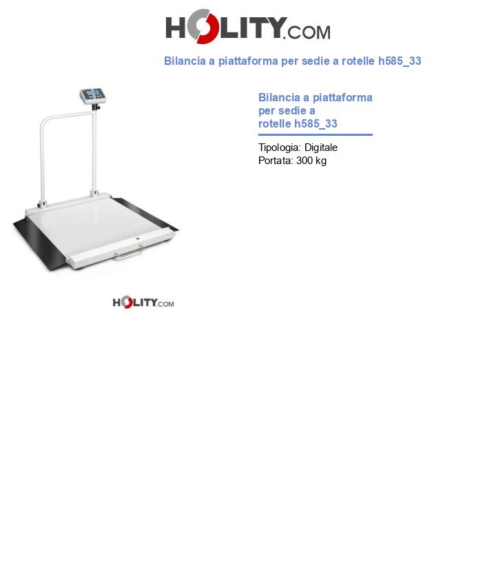 Bilancia a piattaforma per sedie a rotelle h585_33