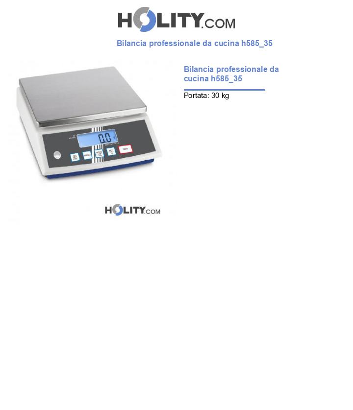 Bilancia professionale da cucina h585_35