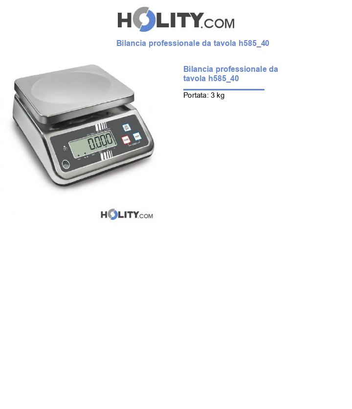 Bilancia professionale da tavola h585_40