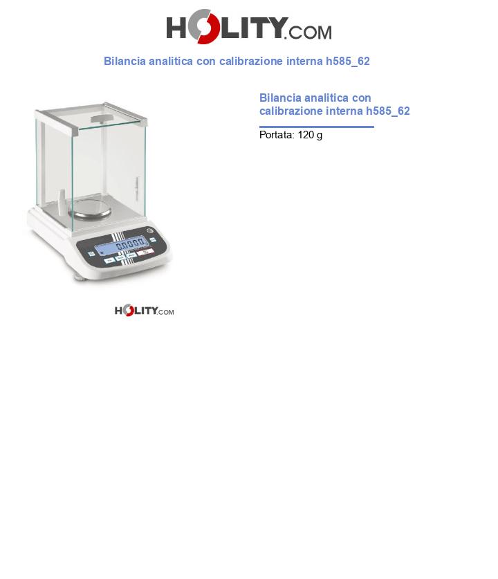 Bilancia analitica con calibrazione interna h585_62