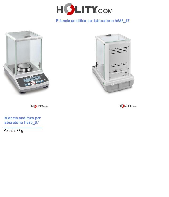 Bilancia analitica per laboratorio h585_67