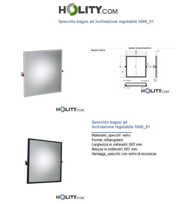 Specchio bagno ad inclinazione regolabile h586_01