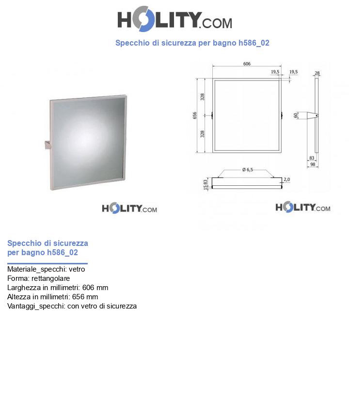Specchio di sicurezza per bagno h586_02