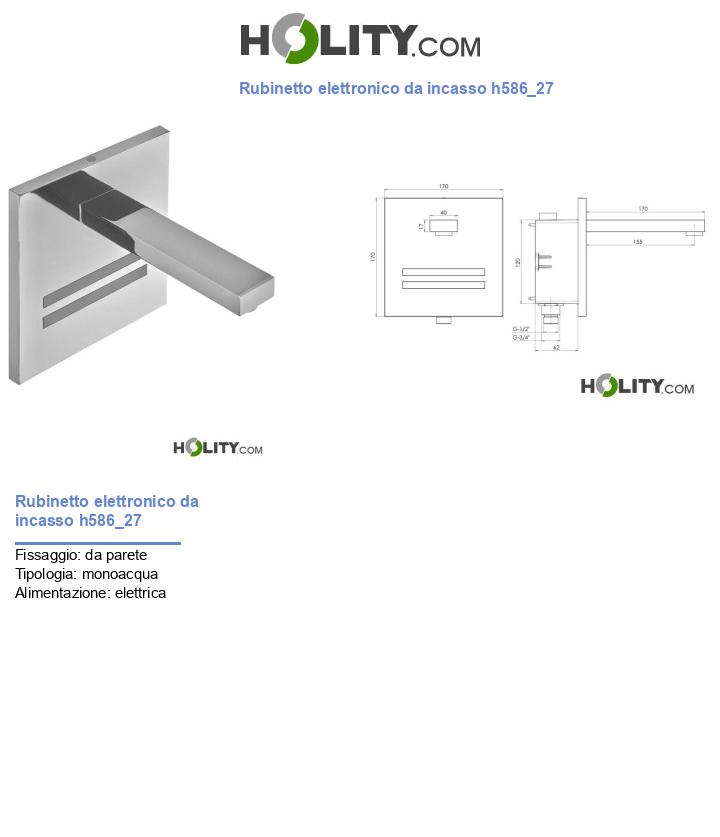 Rubinetto elettronico da incasso h586_27