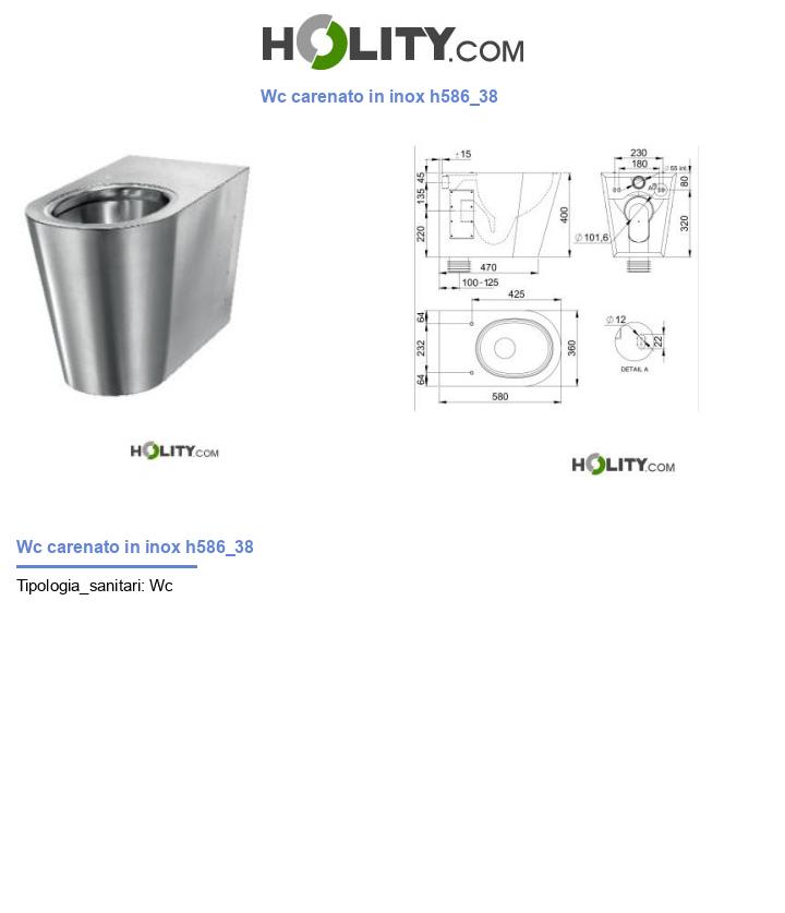 Wc carenato in inox h586_38