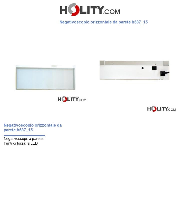 Negativoscopio orizzontale da parete h587_15