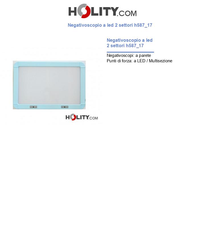 Negativoscopio a led 2 settori h587_17
