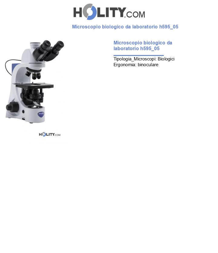 Microscopio biologico da laboratorio h595_05