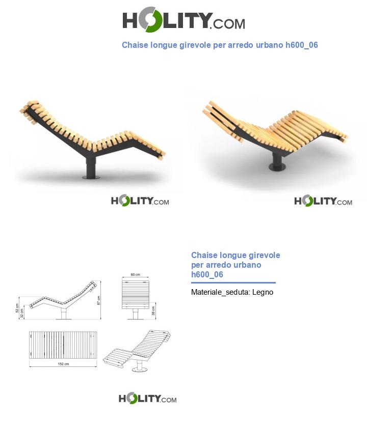 Chaise longue girevole per arredo urbano h600_06