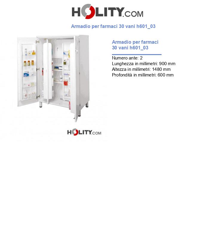 Armadio per farmaci 30 vani h601_03