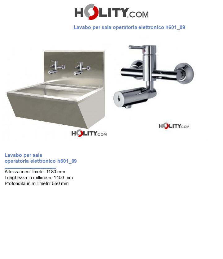 Lavabo per sala operatoria elettronico h601_09