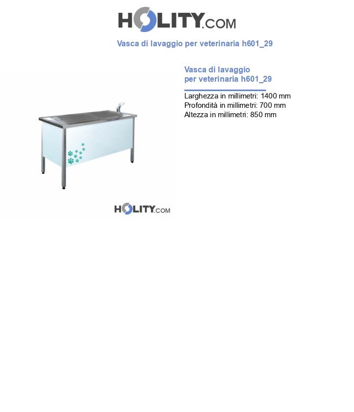 Vasca di lavaggio per veterinaria h601_29