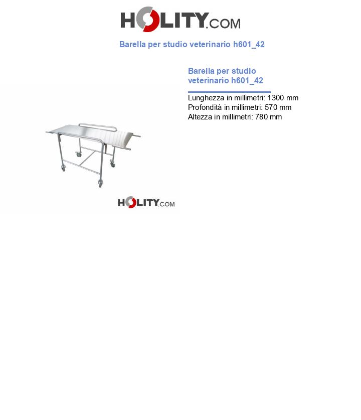 Barella per studio veterinario h601_42