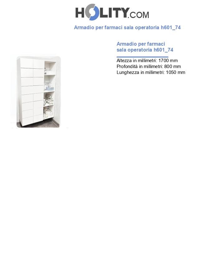 Armadio per farmaci sala operatoria h601_74