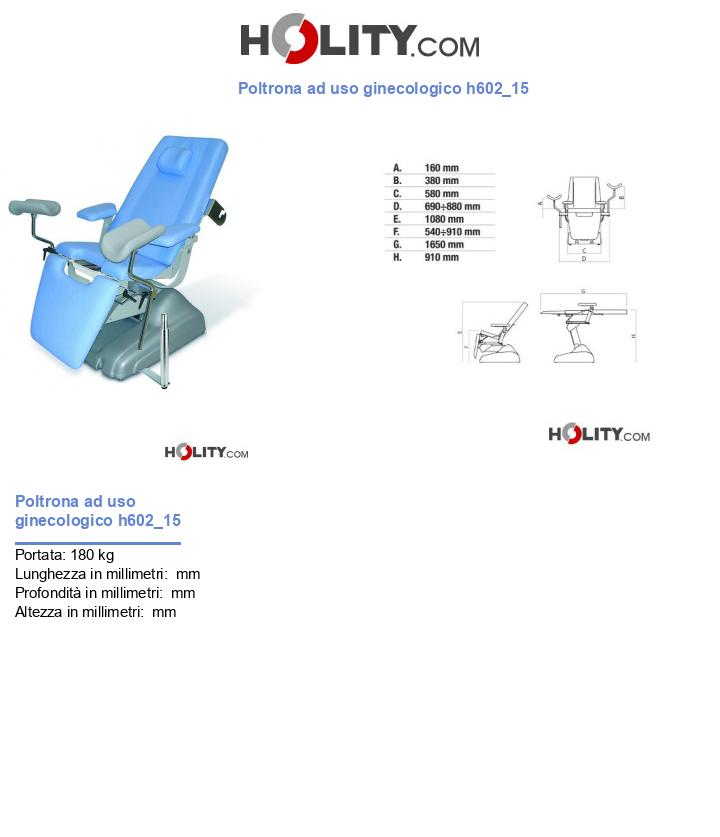 Poltrona ad uso ginecologico h602_15
