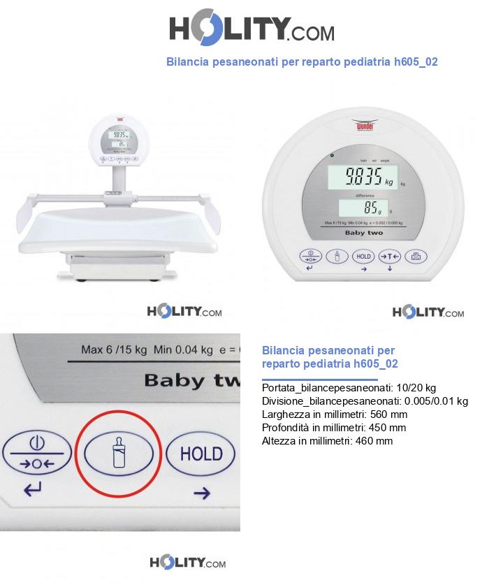 Bilancia pesaneonati per reparto pediatria h605_02