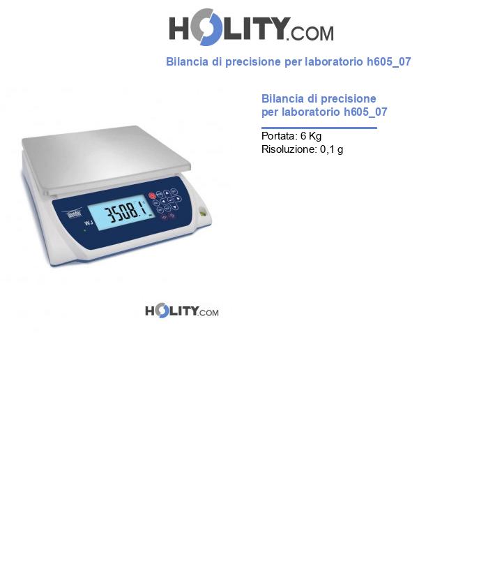 Bilancia di precisione per laboratorio h605_07