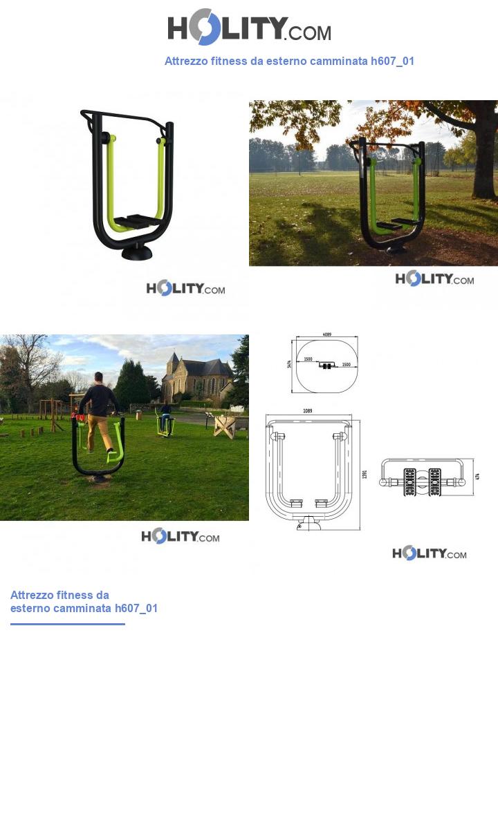 Attrezzo fitness da esterno camminata h607_01