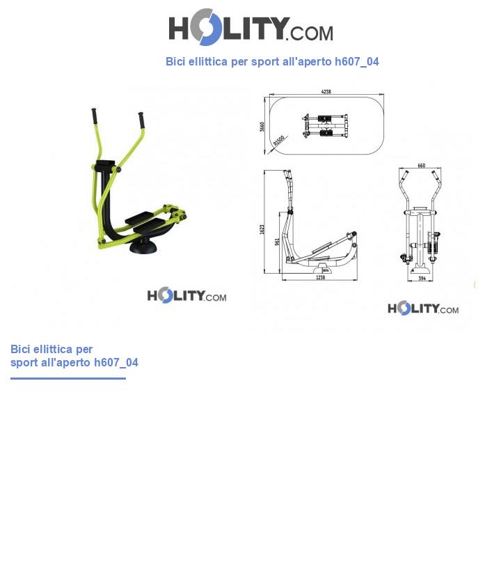 Bici ellittica per sport esterno h607_04