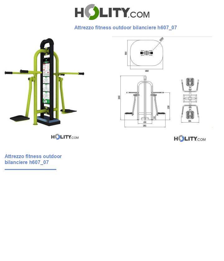 Attrezzo fitness outdoor bilanciere h607_07