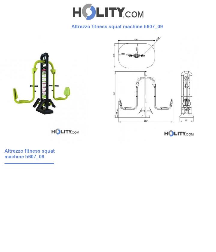 Attrezzo fitness squat machine h607_09