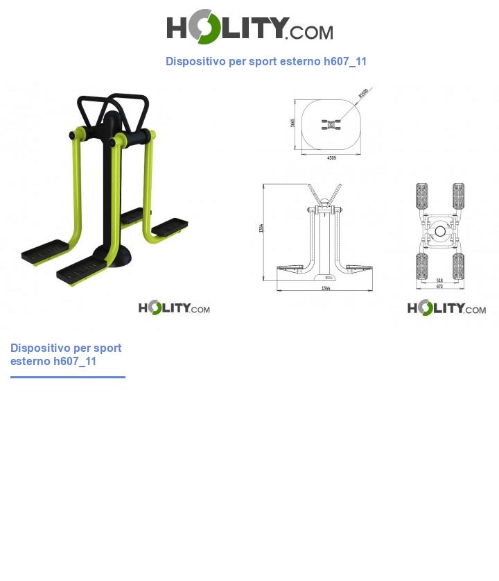 Dispositivo per sport esterno h607_11