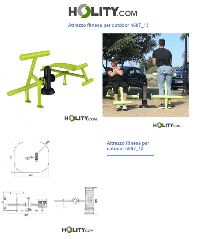 Attrezzo fitness per outdoor h607_13