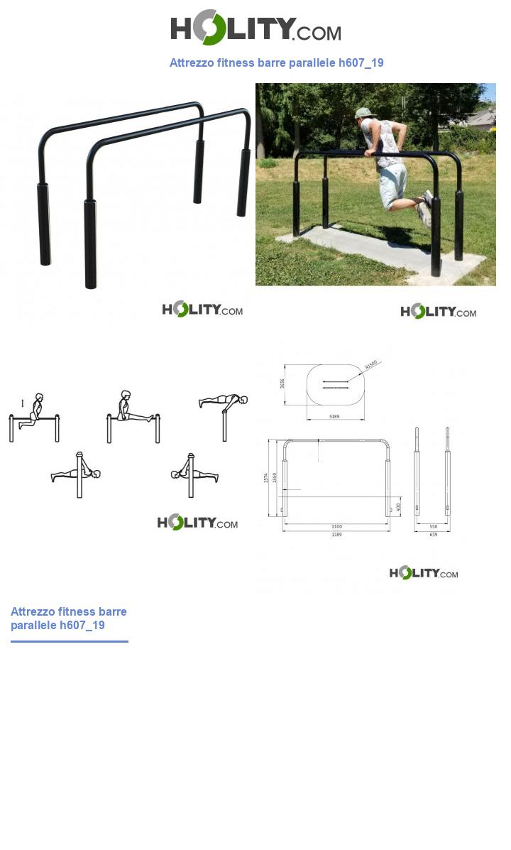 Attrezzo fitness barre parallele h607_19