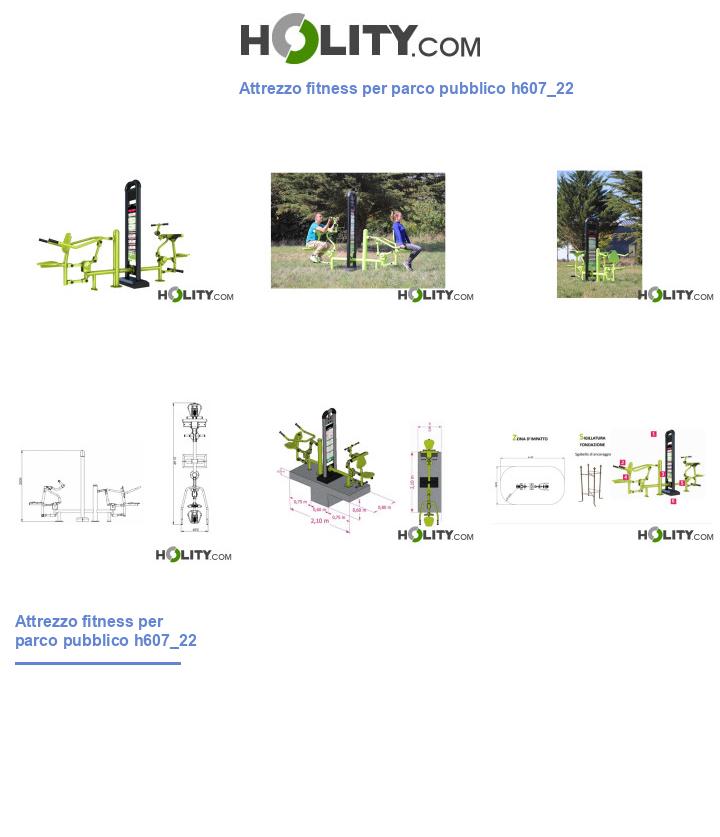 Attrezzo fitness per parco pubblico h607_22