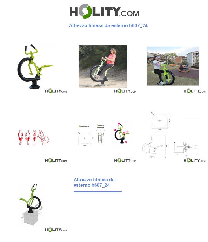 Attrezzo fitness da esterno h607_24