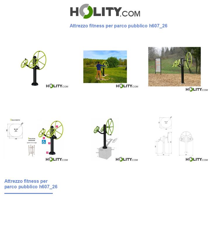 Attrezzo fitness per parco pubblico h607_26