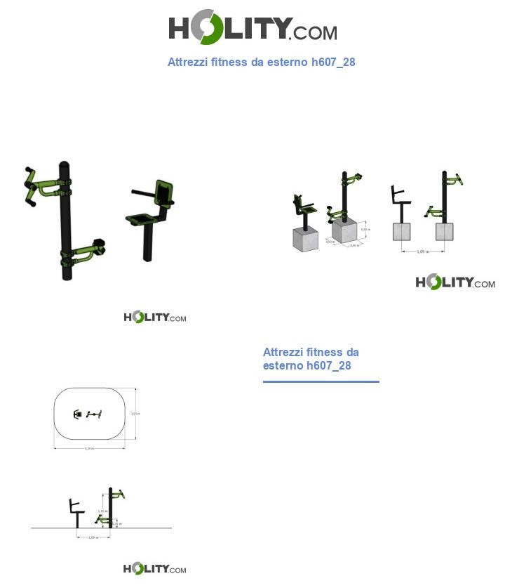 Attrezzi fitness da esterno h607_28