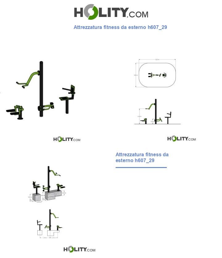 Attrezzatura fitness da esterno h607_29
