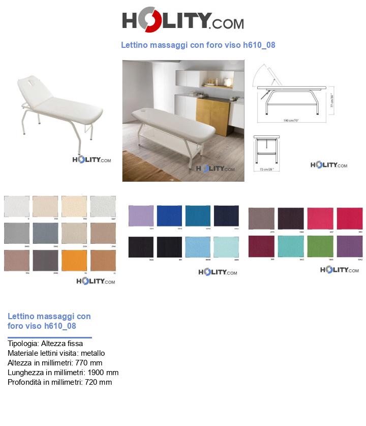 Lettino massaggi con foro viso h610_08