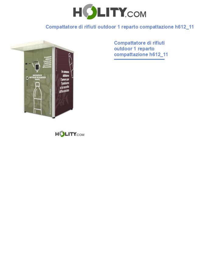 Compattatore di rifiuti outdoor 1 reparto compattazione h612_11