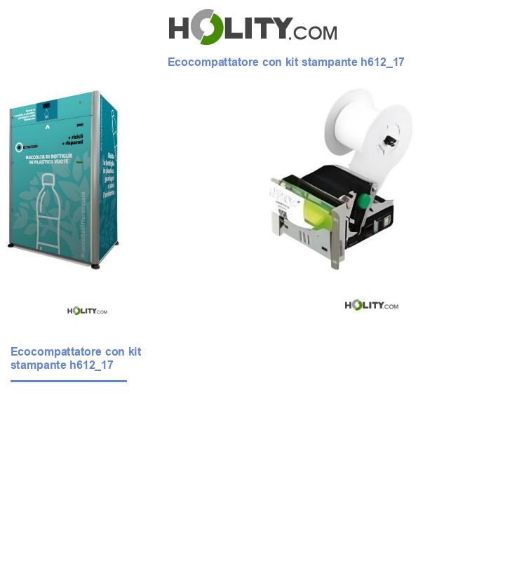 Ecocompattatore con kit stampante h612_17